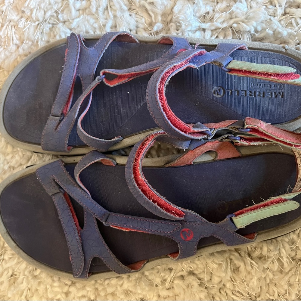 Merrell Women's Sandals - Purple and Red Accents